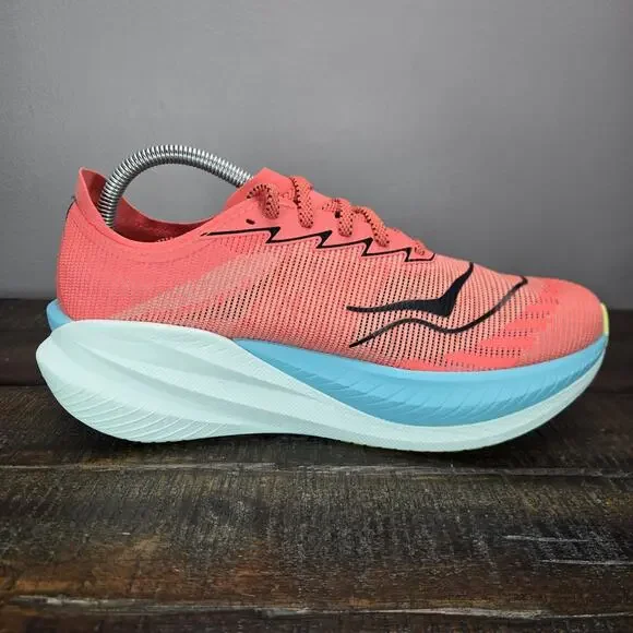 Hoka Men\'s Mach X 2 Size 12.5D New Red White 1155119/GFRT Running Shoe Hoka One One Mach X 2 Men main image 4